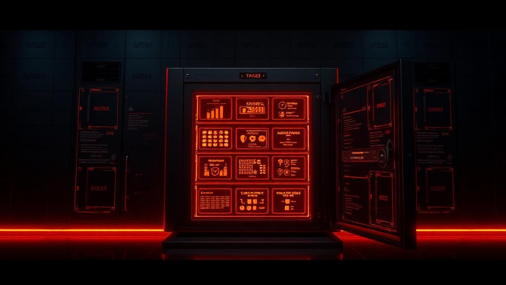 Organized data vault representing engineered governance