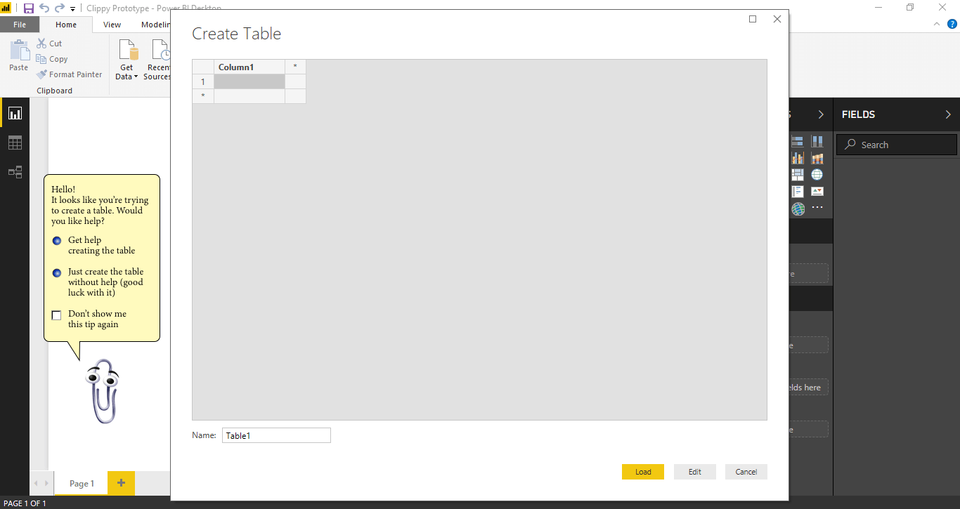 Clippy for Power BI