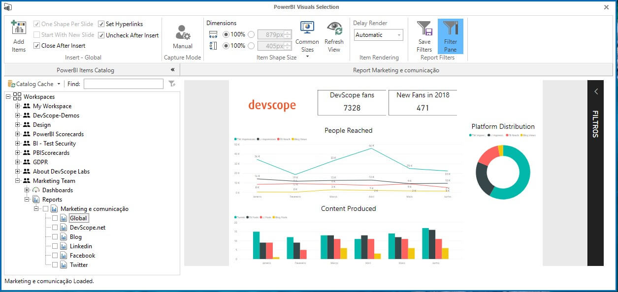 How to send Power BI reports by email using Outlook