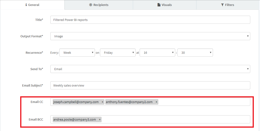 Cc and Bcc fields in PowerBI Robots