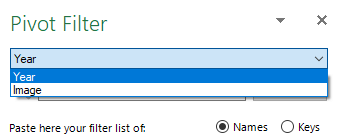 Pivot filters