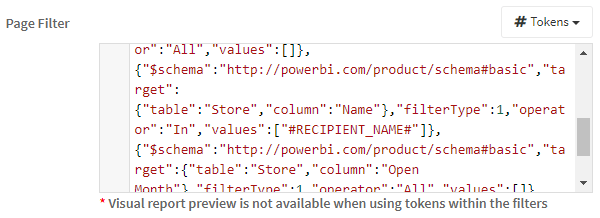 Sending different data from PowerBI Robots