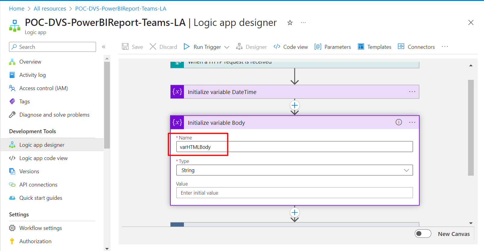 How to set up a Power BI report automation system for Teams 4