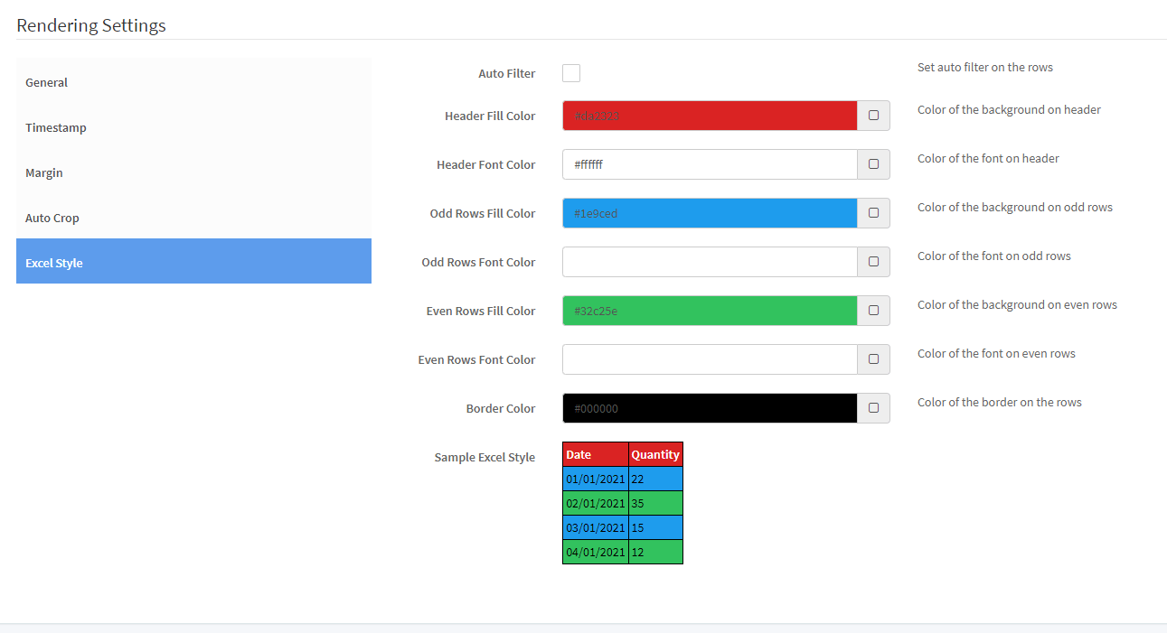 Formatting Excel in PowerBI Robots