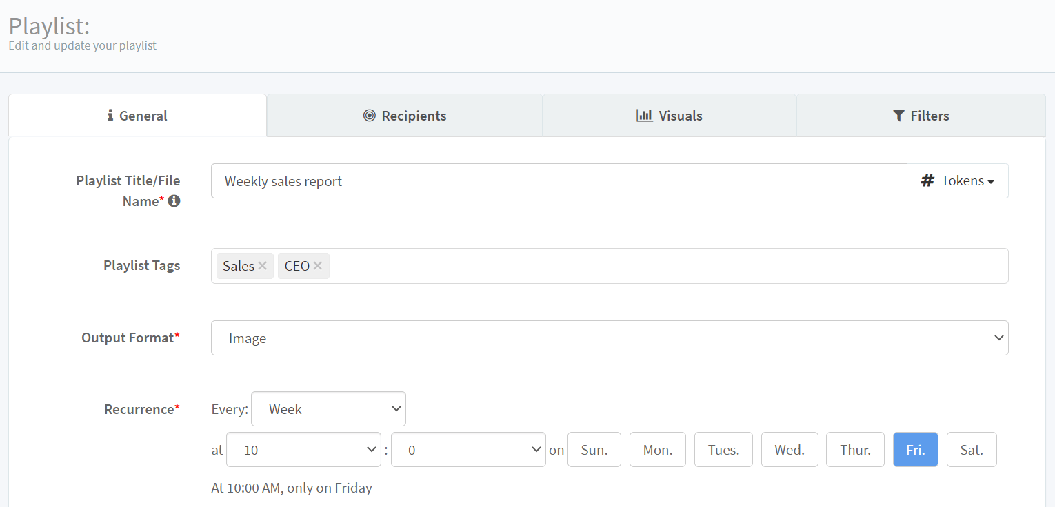 Tags in PowerBI Robots