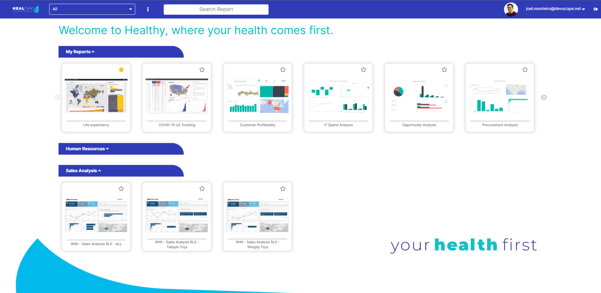 Customize PowerBI Portal final result